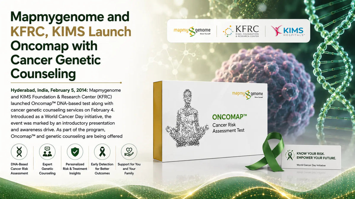 Mapmygenome and KFRC, KIMS Launch Oncomap with Cancer Genetic Counseling - Mapmygenome