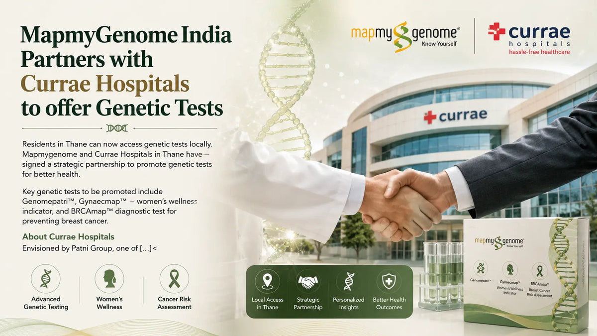 MapmyGenome India Partners with Currae Hospitals to offer Genetic Tests - Mapmygenome