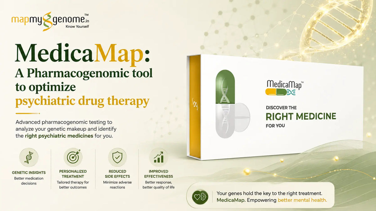 MedicaMap: A Pharmacogenomic tool to optimize psychiatric drug therapy - Mapmygenome