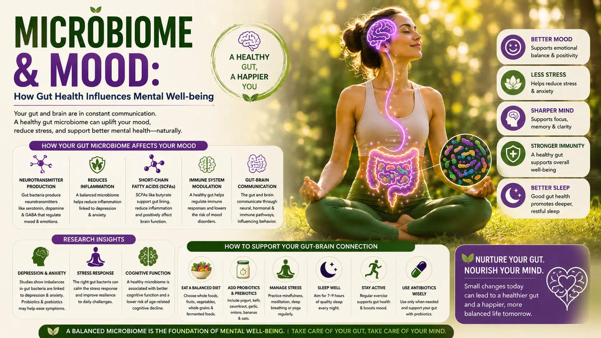 Microbiome and Mood: How Gut Health Influences Mental Well-being - Mapmygenome
