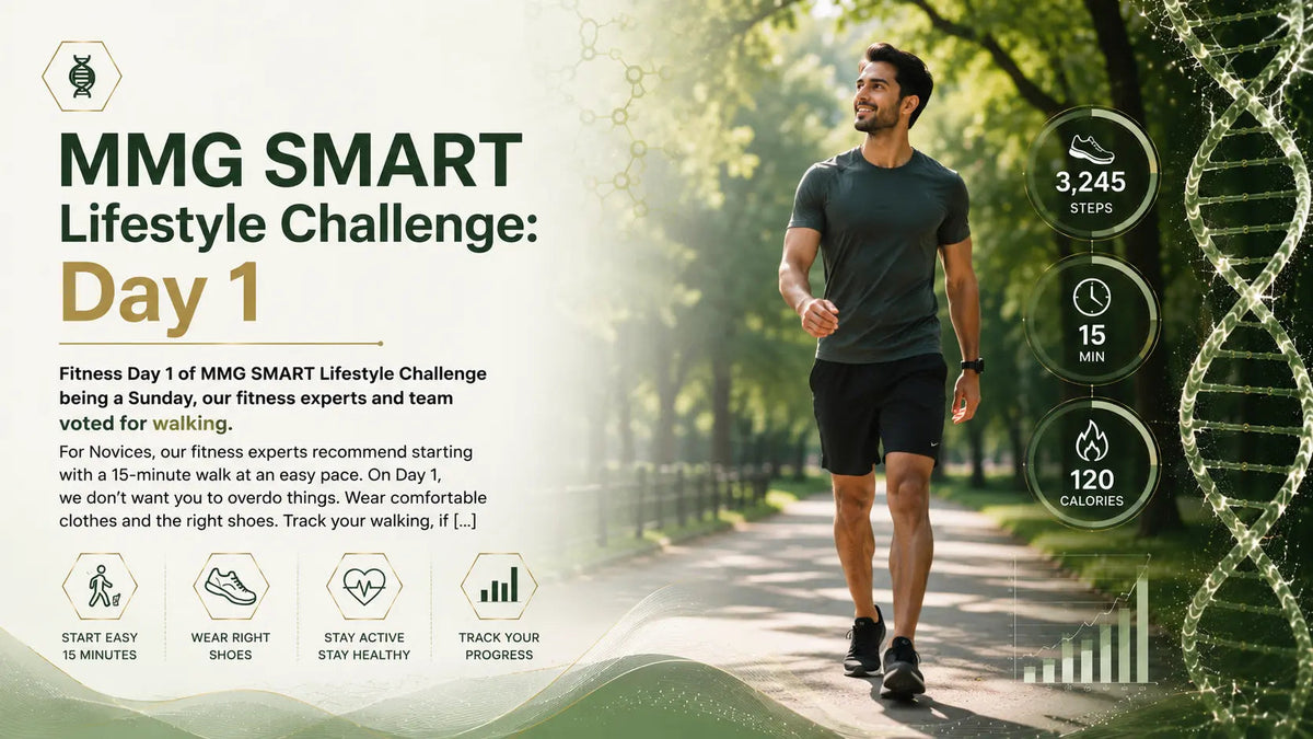 MMG SMART Lifestyle Challenge:  Day 1 - Mapmygenome