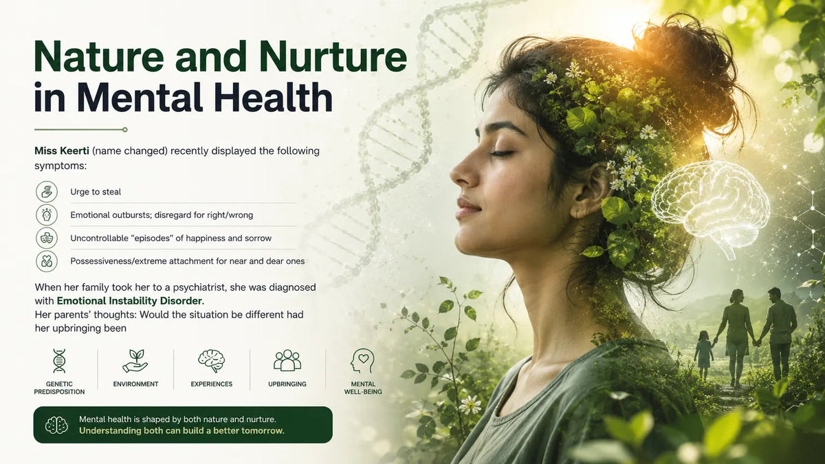 Nature and Nurture in Mental Health - Mapmygenome