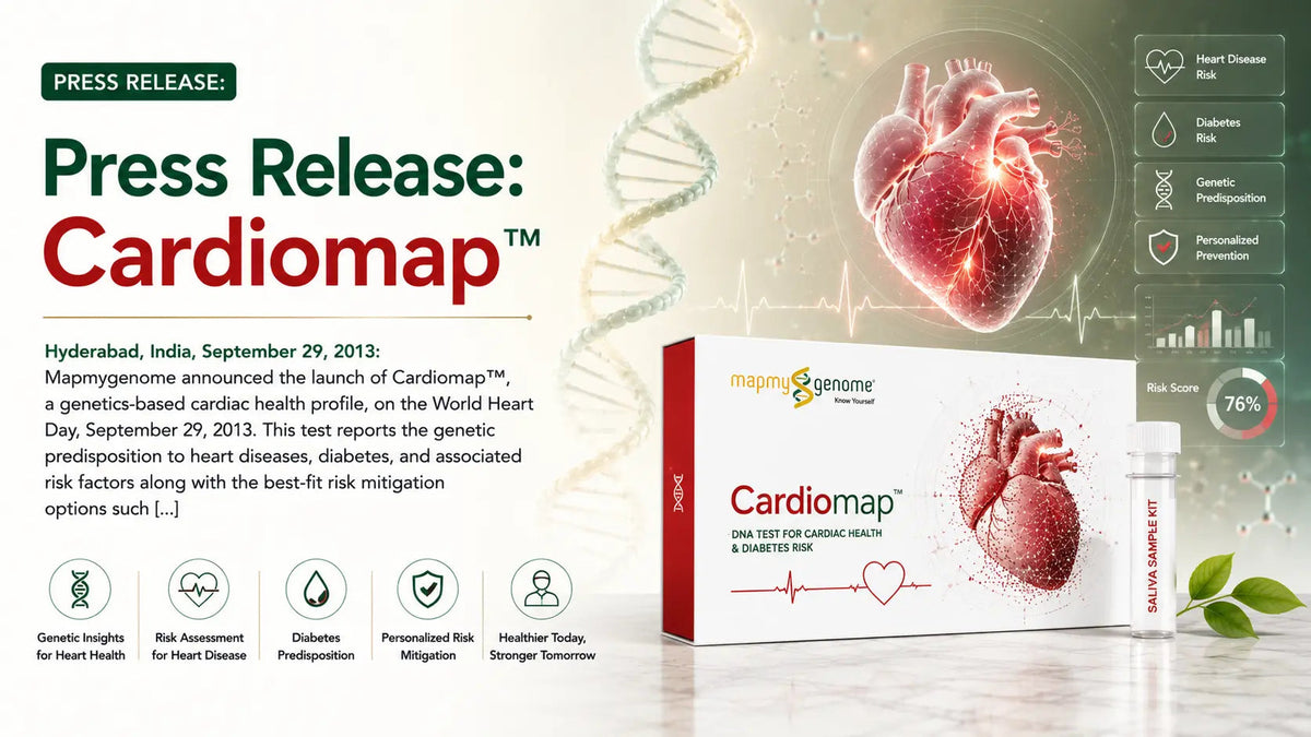 Press Release: Cardiomap™ - Mapmygenome