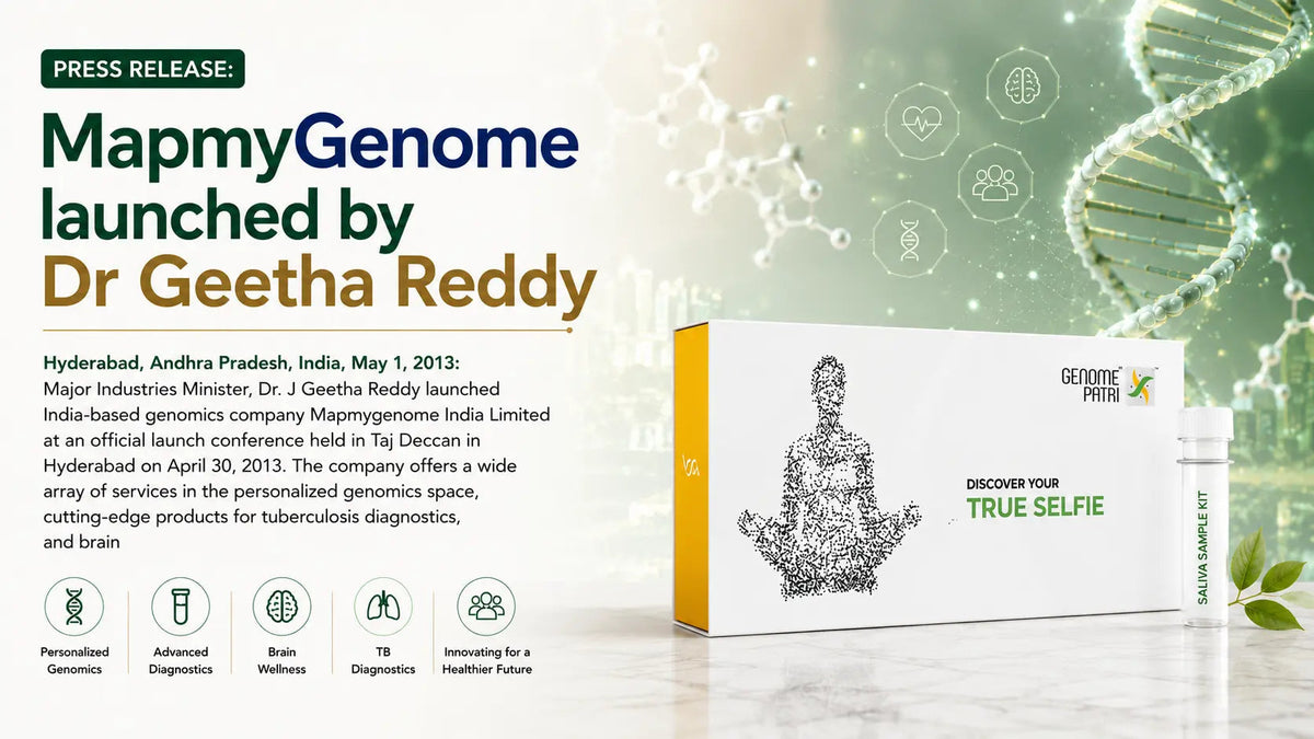 Press Release: MapmyGenome launched by Dr Geetha Reddy - Mapmygenome