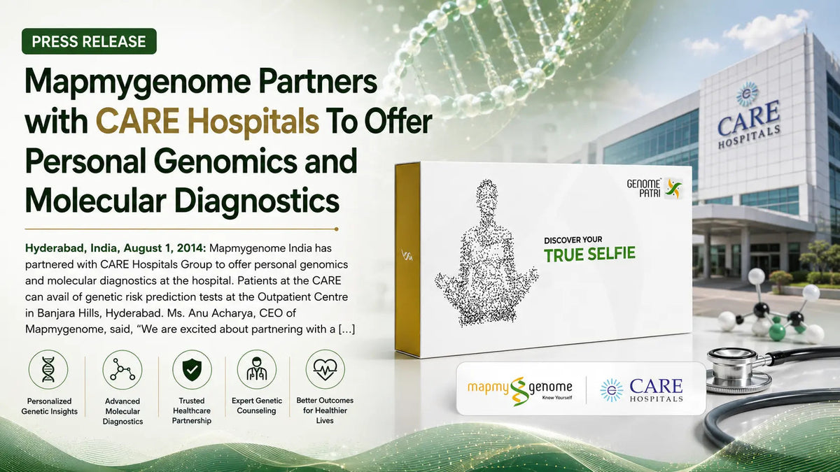Press Release : Mapmygenome Partners with CARE Hospitals To Offer Personal Genomics and Molecular Diagnostics - Mapmygenome