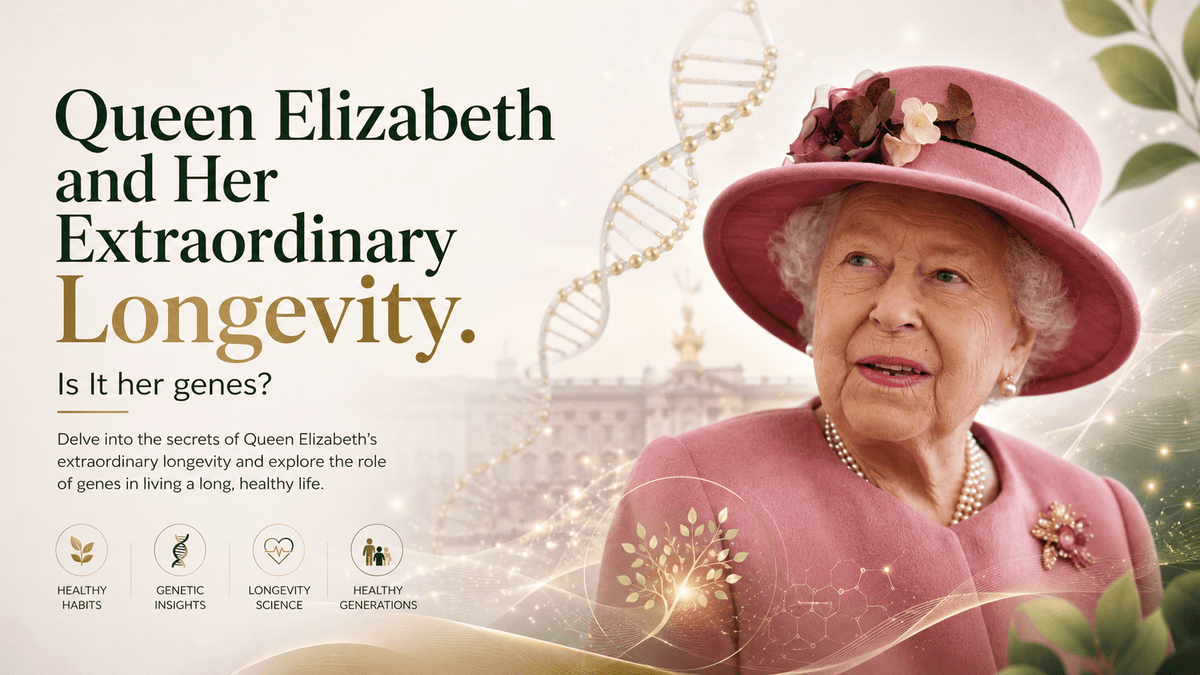 Queen Elizabeth and Her Extraordinary Longevity. Is It her genes? - Mapmygenome