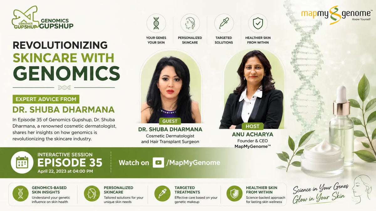 Revolutionizing Skincare with Genomics: Expert Advice from Dr. Shuba Dharmana - Mapmygenome