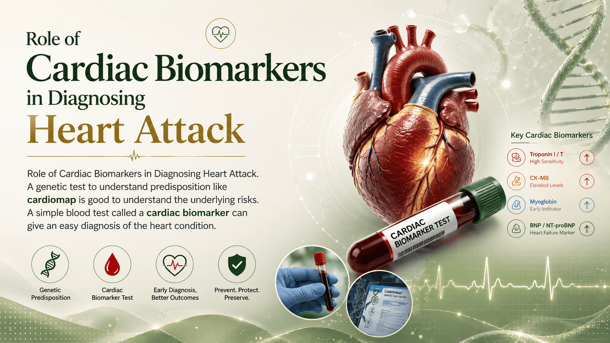 Role of Cardiac Biomarkers in Diagnosing Heart Attack - Mapmygenome