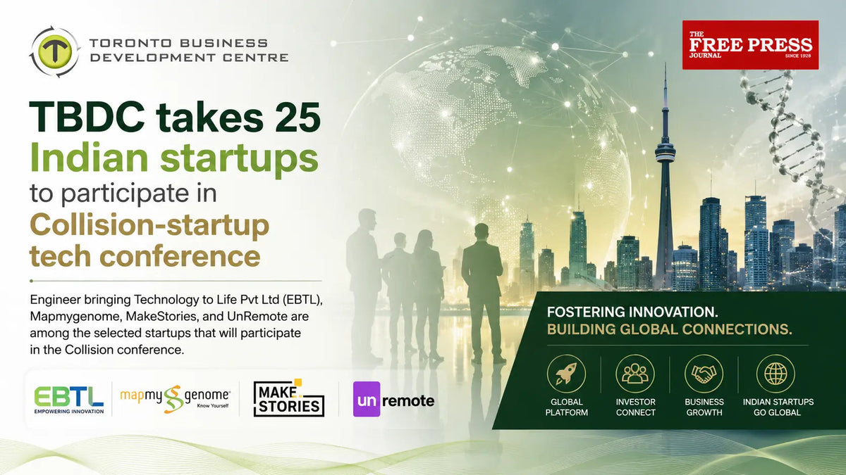TBDC takes 25 Indian startups to participate in Collision-startup tech conference - Mapmygenome