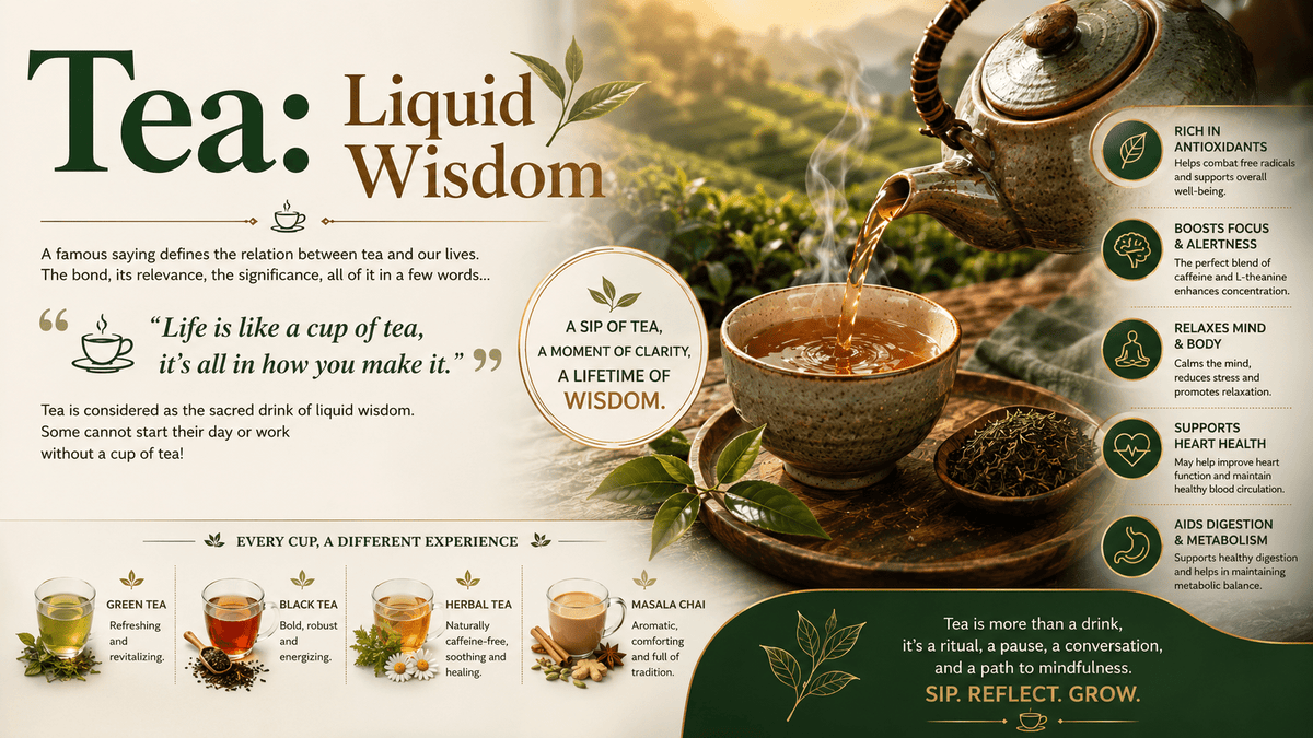 Tea: Liquid Wisdom - Mapmygenome