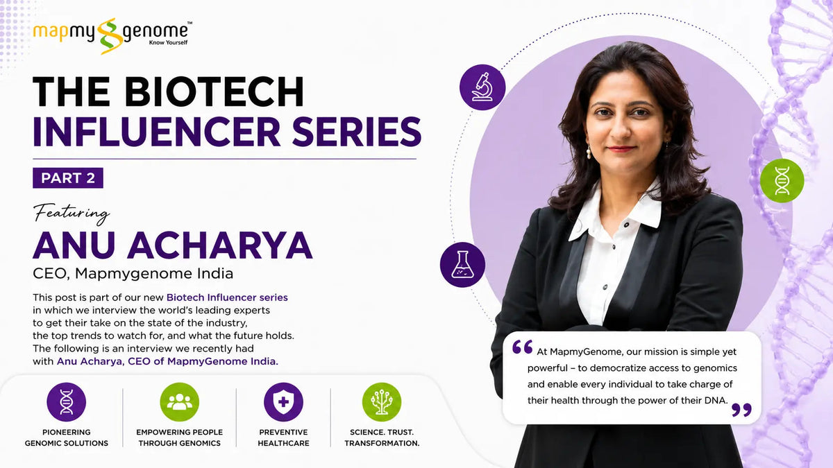 The Biotech Influencer Series Part 2: Anu Acharya - Mapmygenome