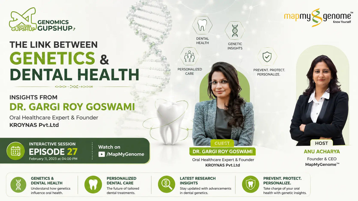 The Link Between Genetics and Dental Health: Insights From Dr. Gargi Roy Goswami - Mapmygenome