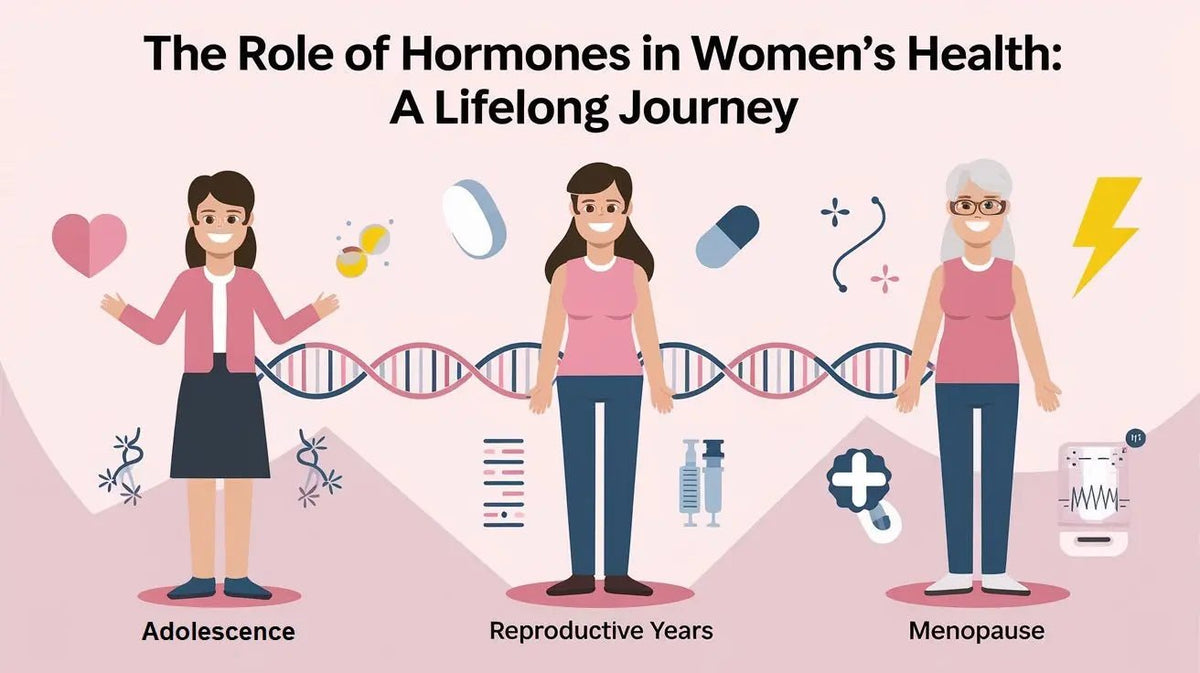 The Role of Hormones in Women's Health: A Lifelong Journey - Mapmygenome