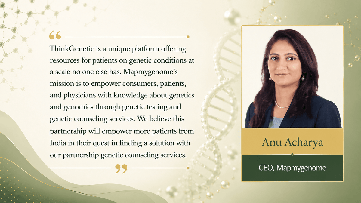 ThinkGenetic, Mapmygenome join hands to improve genetic services - Mapmygenome
