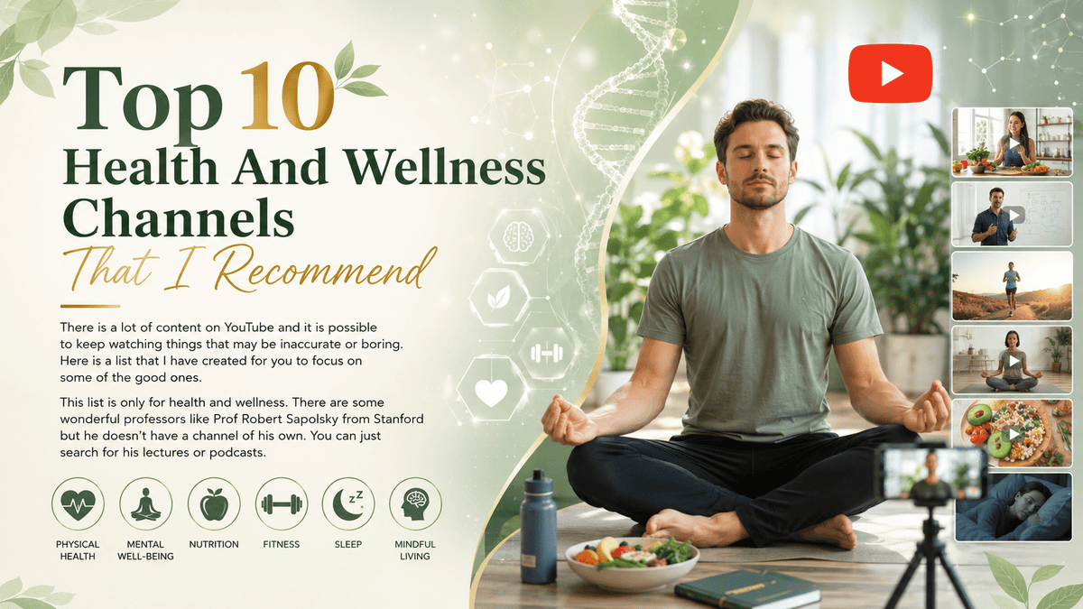 Top 10 Health And Wellness Channels That I Recommend - Mapmygenome