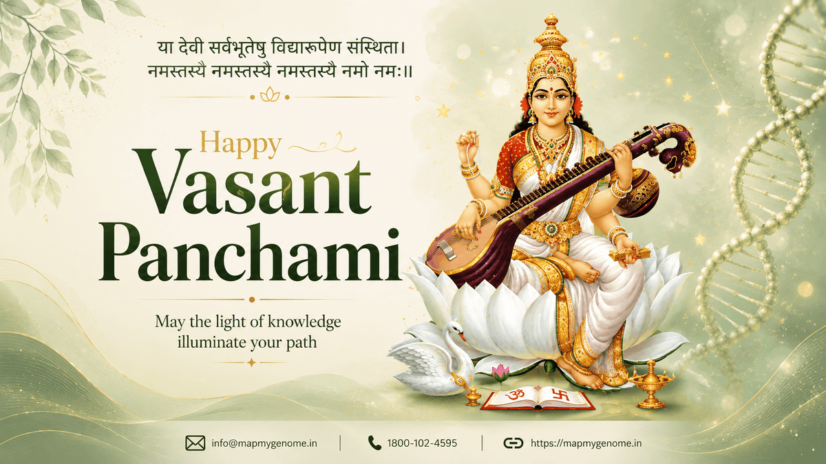 Vasant Panchami Greetings - Mapmygenome