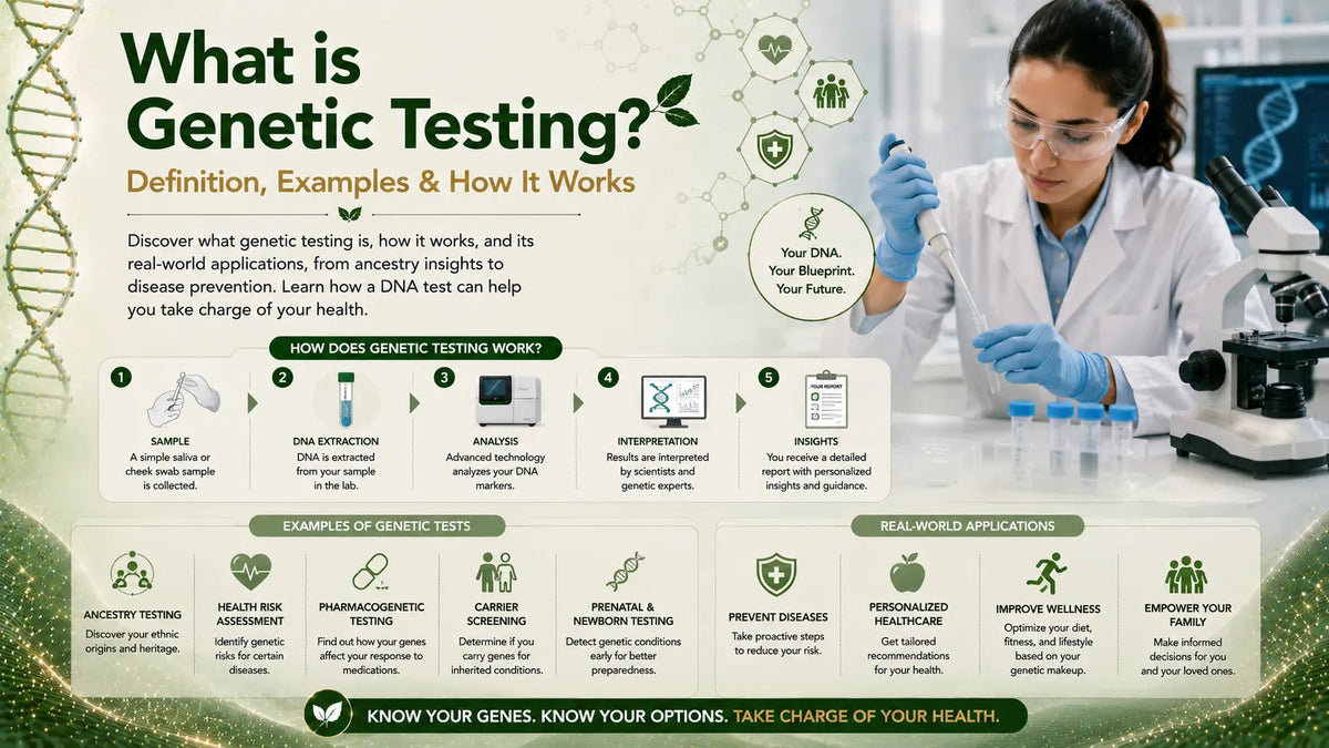 What is Genetic Testing? Definition, Examples & How It Works - Mapmygenome