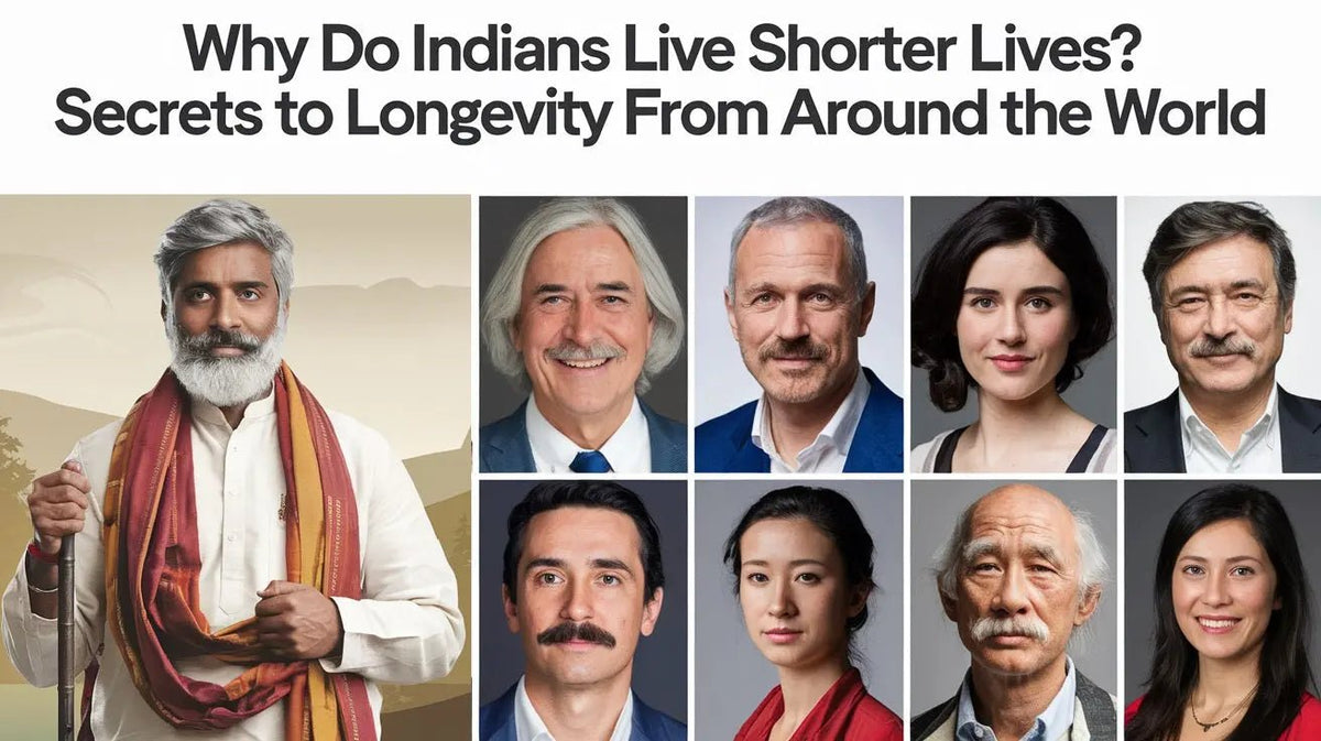 Why Do Indians Live Shorter Lives? Secrets to Longevity from Around the World - Mapmygenome