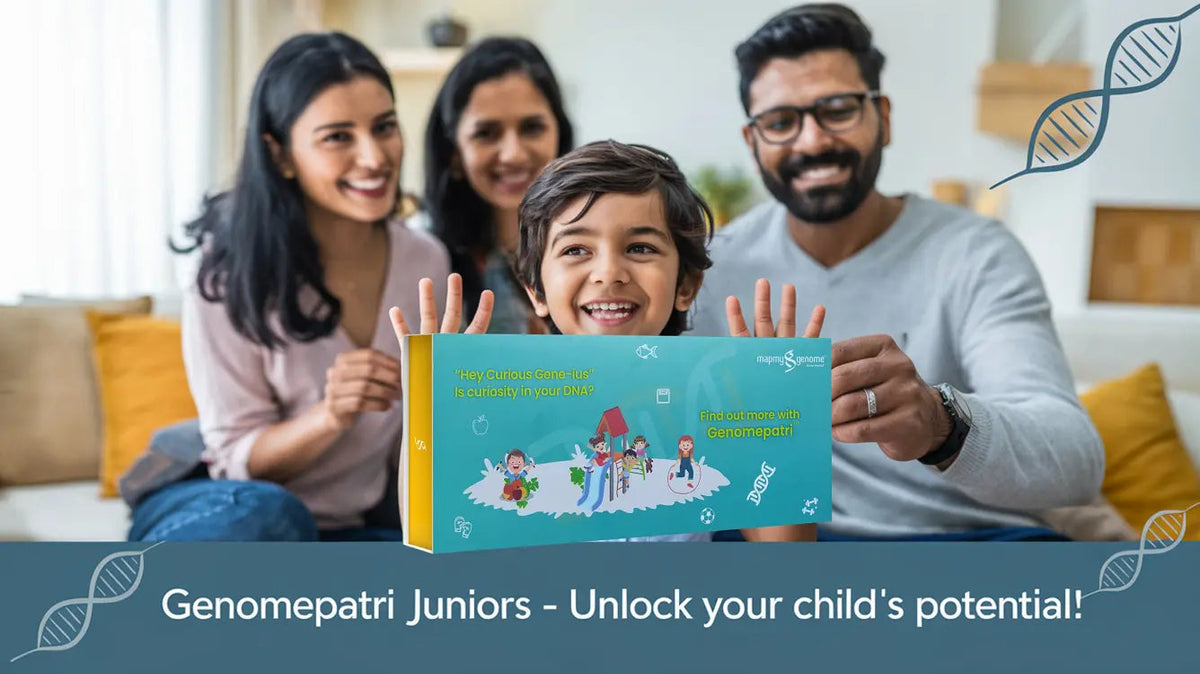 Why Genomepatri Juniors - The Ultimate At-Home DNA Test for Kids' Nutrition and Lifestyle - Mapmygenome