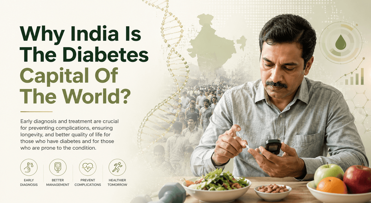 Why India Is The Diabetes Capital Of The World? - Mapmygenome