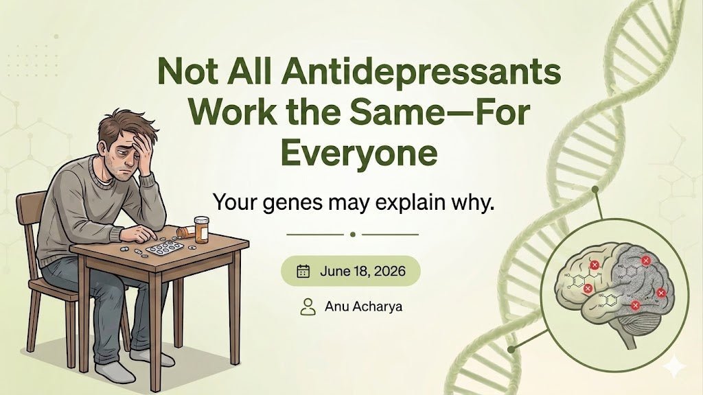 Why Your Antidepressant Might Not Be Working—And How Your DNA Can Help - Mapmygenome