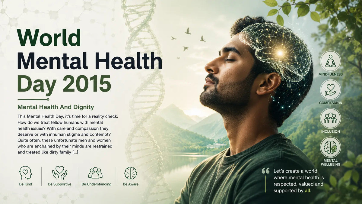 World Mental Health Day 2015 - Mapmygenome