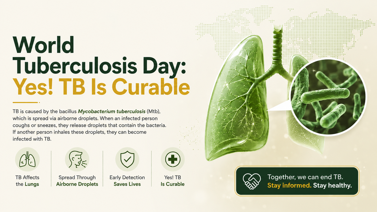 World Tuberculosis Day: Yes! TB Is Curable