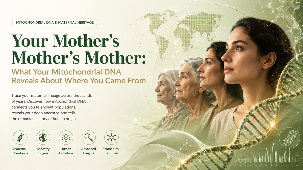 Your Mother's Mother's Mother: What Your Mitochondrial DNA Reveals About Where You Came From