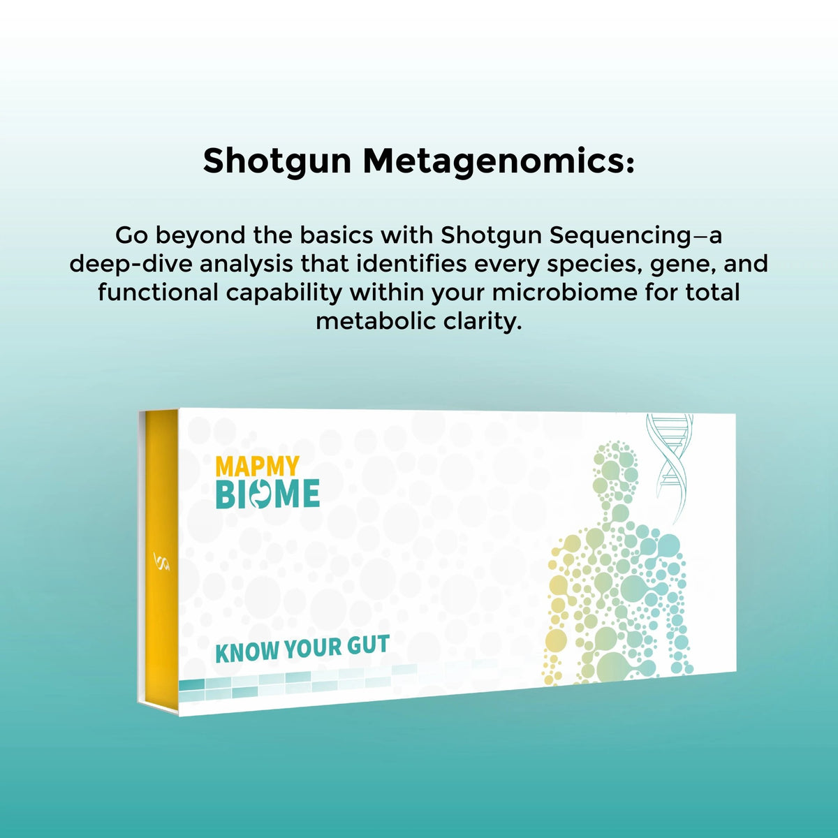 MapmyBiome At-Home Gut Microbiome Test Kit (Shotgun Sequencing) - Mapmygenome