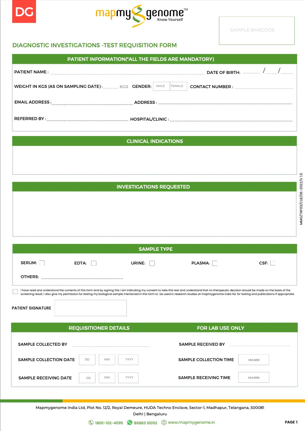 Whole Genome Sequencing - Mapmygenome