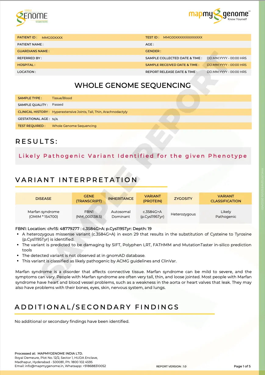 Whole Genome Sequencing - Mapmygenome