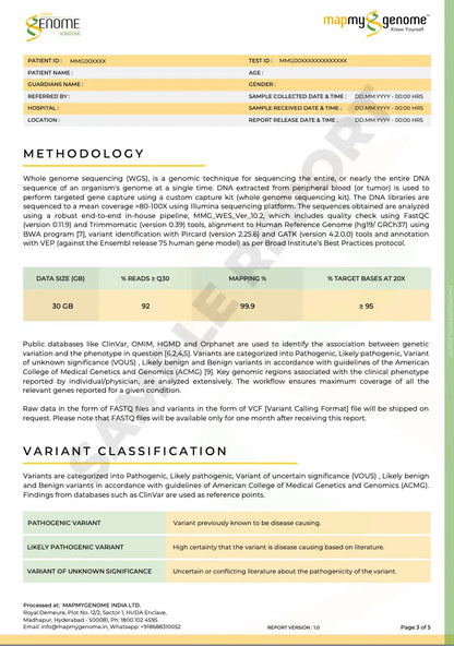 Whole Genome Sequencing - Mapmygenome